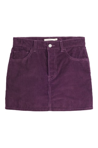 Minijupe en velours - Violet