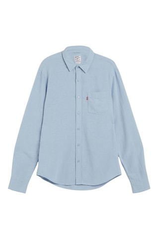 Chemise en lin - Bleu clair