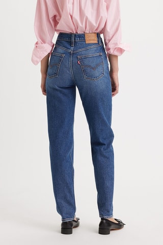 Jean mom 80's - Bleu