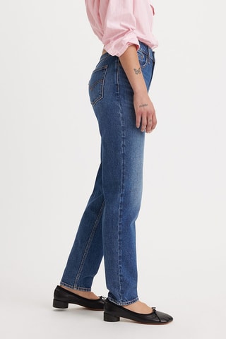 Jean mom 80's - Bleu