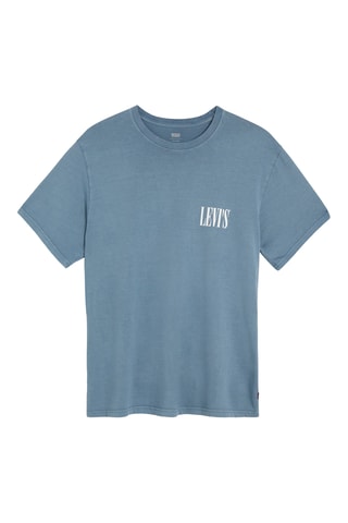 T-shirt relaxed - Bleu