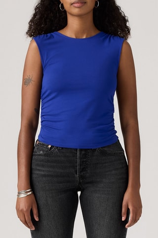 Top sans manches - Bleu