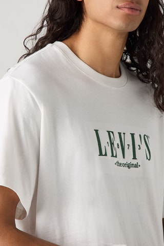 T-shirt relaxed - Blanc