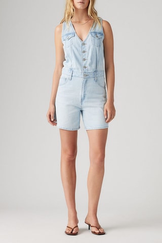 Combishort sans manches - Bleu clair