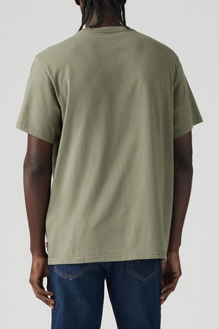 T-shirt relaxed - Vert kaki