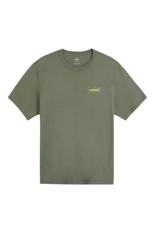 T-shirt relaxed - Vert kaki