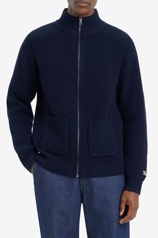 Pull en laine - Bleu marine