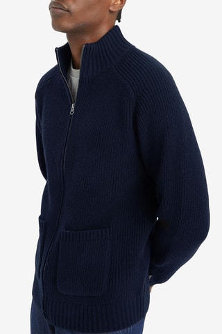 Pull en laine - Bleu marine