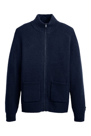 Pull en laine - Bleu marine