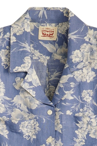 Chemise en lin  - Bleu gris