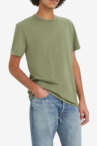 T-shirt slim - Vert kaki