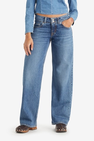 Jean wide legs Superlow - Bleu moyen