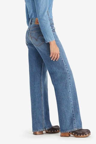 Jean wide legs Superlow - Bleu moyen