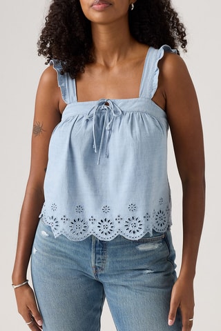 Top sans manches - Bleu clair