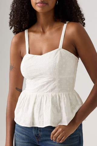 Top sans manches - Blanc