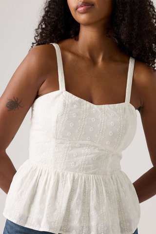 Top sans manches - Blanc