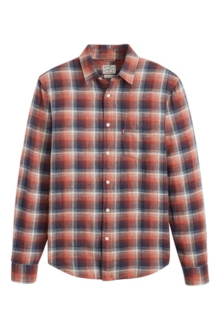 Chemise en lin - Rouge