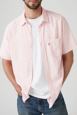 Chemise en lin - Rose pâle