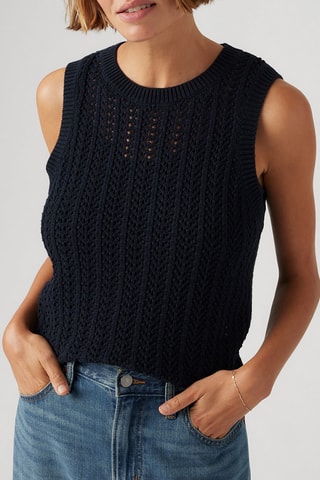 Débardeur Sunrise Crochet - Anthracite