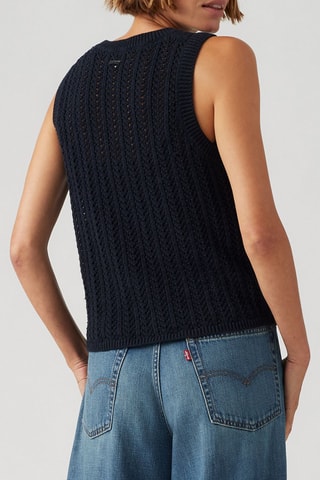 Débardeur Sunrise Crochet - Anthracite