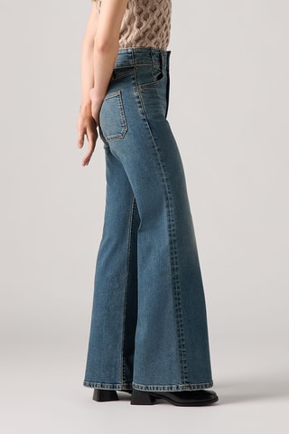 Jean wide legs Ribcage - Bleu
