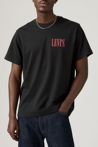 T-shirt relaxed - Noir