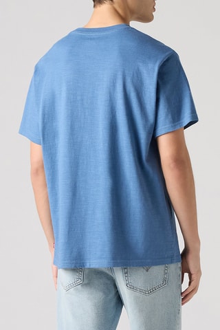 T-shirt relaxed - Bleu