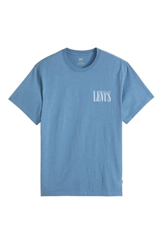 T-shirt relaxed - Bleu