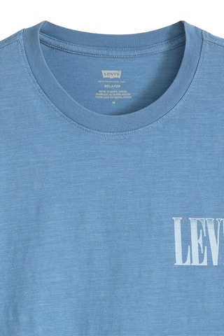 T-shirt relaxed - Bleu