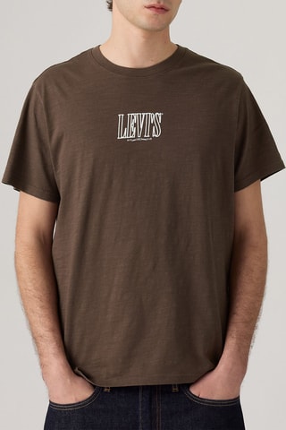 T-shirt relaxed - Marron