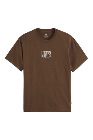 T-shirt relaxed - Marron