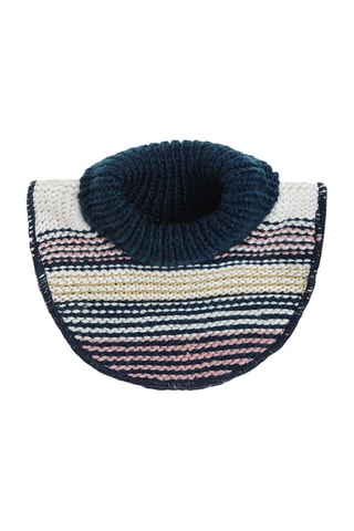 Sjaalkraag. 
Marineblauw