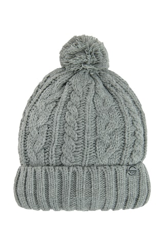 Muts met Pompon - Grijs