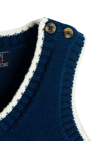 Mouwloos Vest - Marineblauw