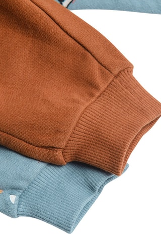 2 joggings Marron et bleu clair