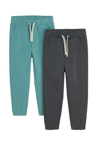 2 Joggingbroeken - Lichtblauw en Antraciet