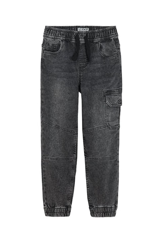 Spijkerjoggingbroek - Grijs