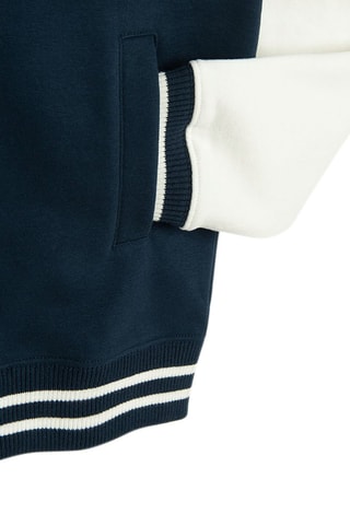 Baseball Jasje - Marineblauw en Ecru