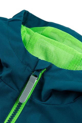 Parka met Capuchon Pauwblauw