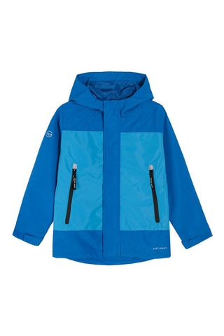 Parka met Capuchon Kobaltblauw