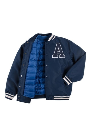 2-in-1 Baseball Jasje - Blauw