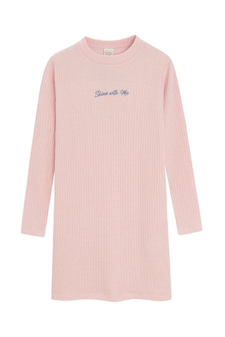 Trui-jurk - Lichtroze