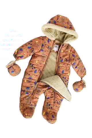 Skipakje met capuchon - Beige