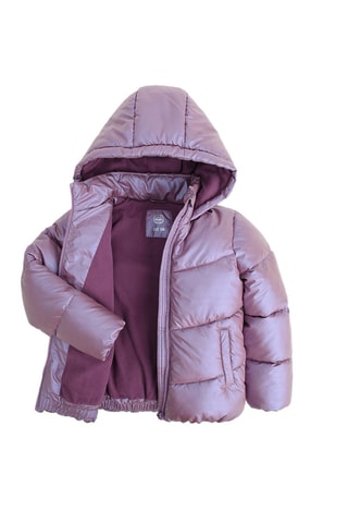 Doudoune à capuche - Violet