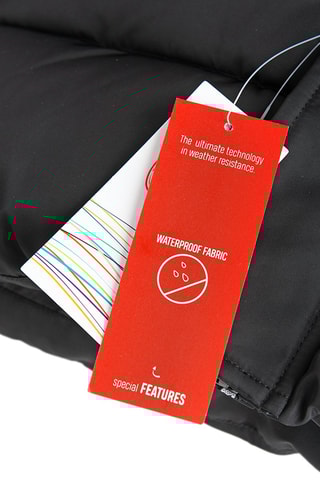 Gewatteerde Jas met Capuchon - Zwart