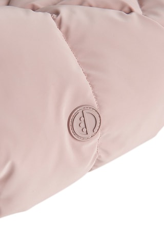 Gewatteerde Jas met Capuchon - Nude