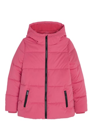 Gewatteerde Jas met Capuchon - Roze