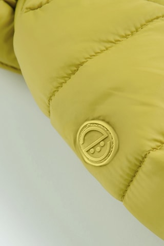 Gewatteerde Jas met Capuchon - Geel