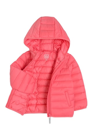 Gewatteerde Jas met Capuchon - Roze