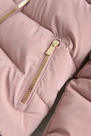 Gewatteerde Jas met Capuchon - Roze